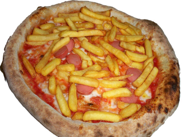 Pizza Со­сис­ки и картофелем фри